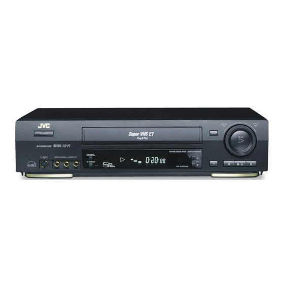 JVC HR-S3800 S-VHS VCR Super VHS Player Questions & Answers