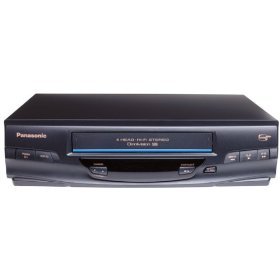 I am looking for a VCR with an adjustable playback head that can adjust via remote to clear up poor tape playback.