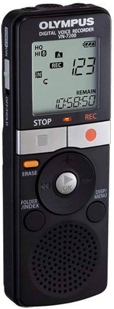 Olympus VN-7200 Digital Voice Recorder (Black) Questions & Answers