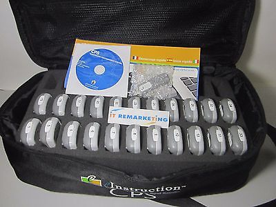 EInstruction CPS Pulse clickers (Student Response System) 32 remotes Questions & Answers