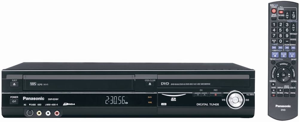 Panasonic DMR-EZ48V DVD-Recorder/VCR Combo digital dvd vhs combo Questions & Answers