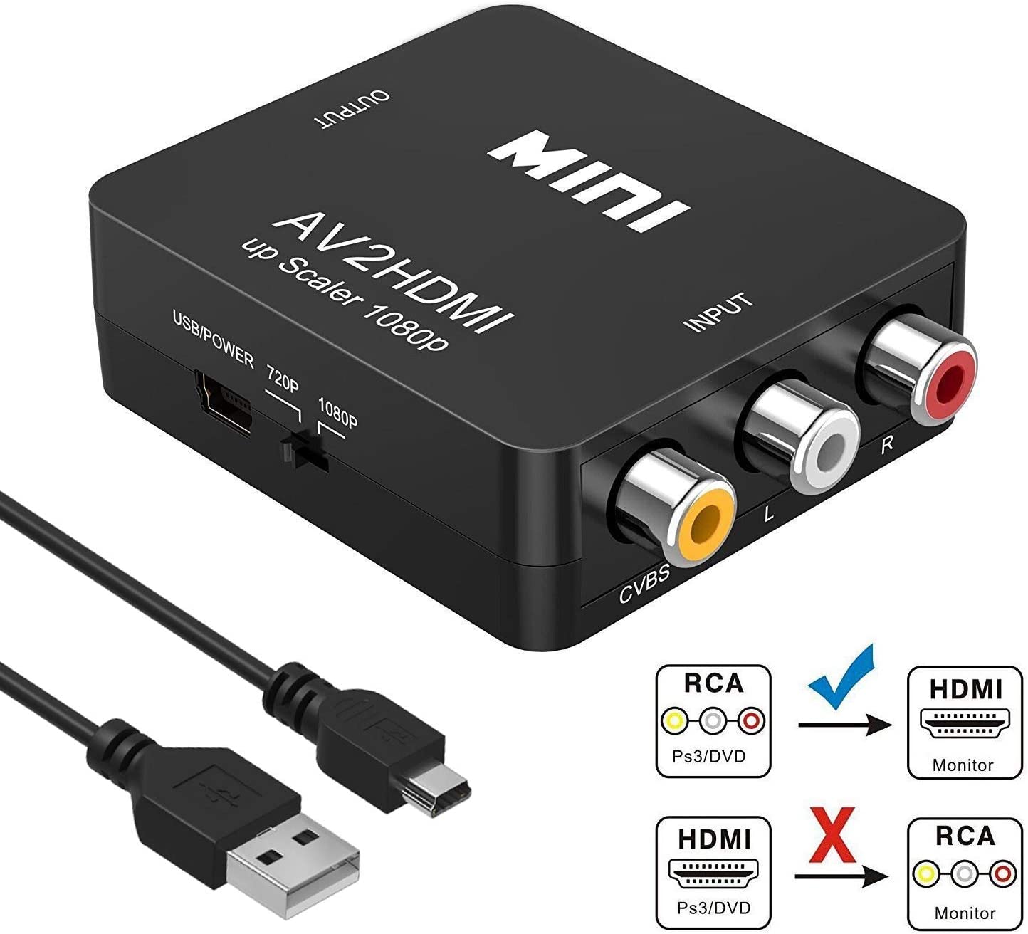 RCA to HDMI Converter Questions & Answers