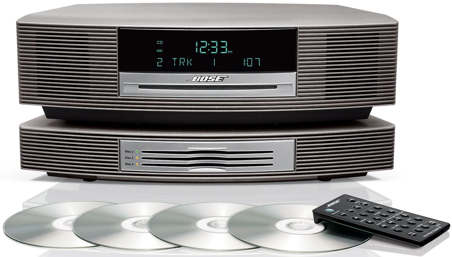 Bose Wave Music System with Multi-CD Changer - Titanium Silver Questions & Answers