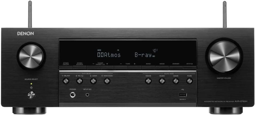 Denon AVR-S760H 7.2-Channel Home Theater AV Receiver 8K Video Ultra HD 4K/120 Questions & Answers